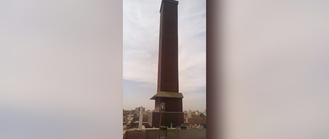 Rooftop chimney camouflage tower, Sudan