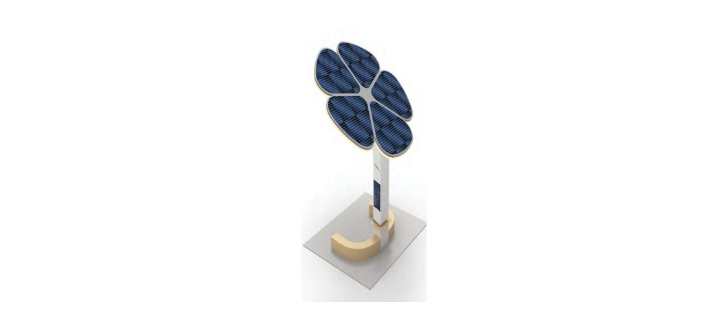 Solar flower Smart City Pole